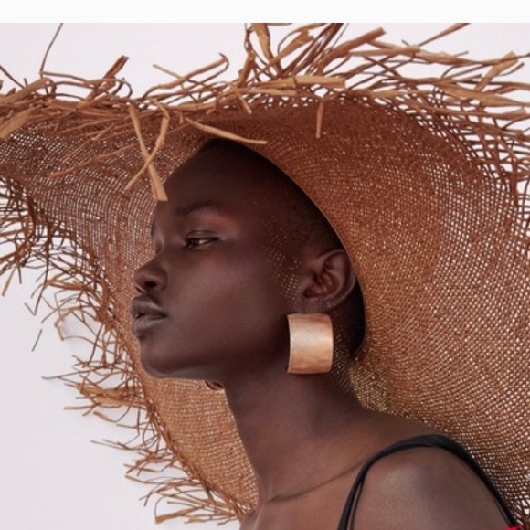 Zara Frayed Sun Hat Size S 0653/042 - Picture 9 of 11